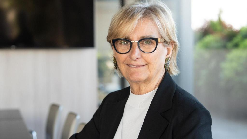 La directora general de Transición Hídrica antes de la entrevista