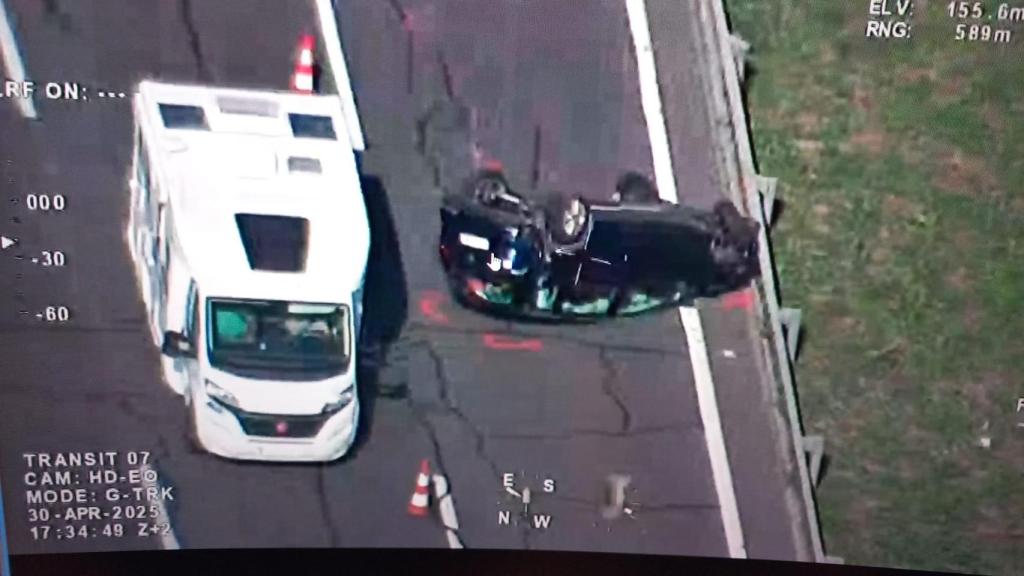 Un accidente en la AP-7 en Castellet i la Gornal (Barcelona) genera 15,5 km de retención