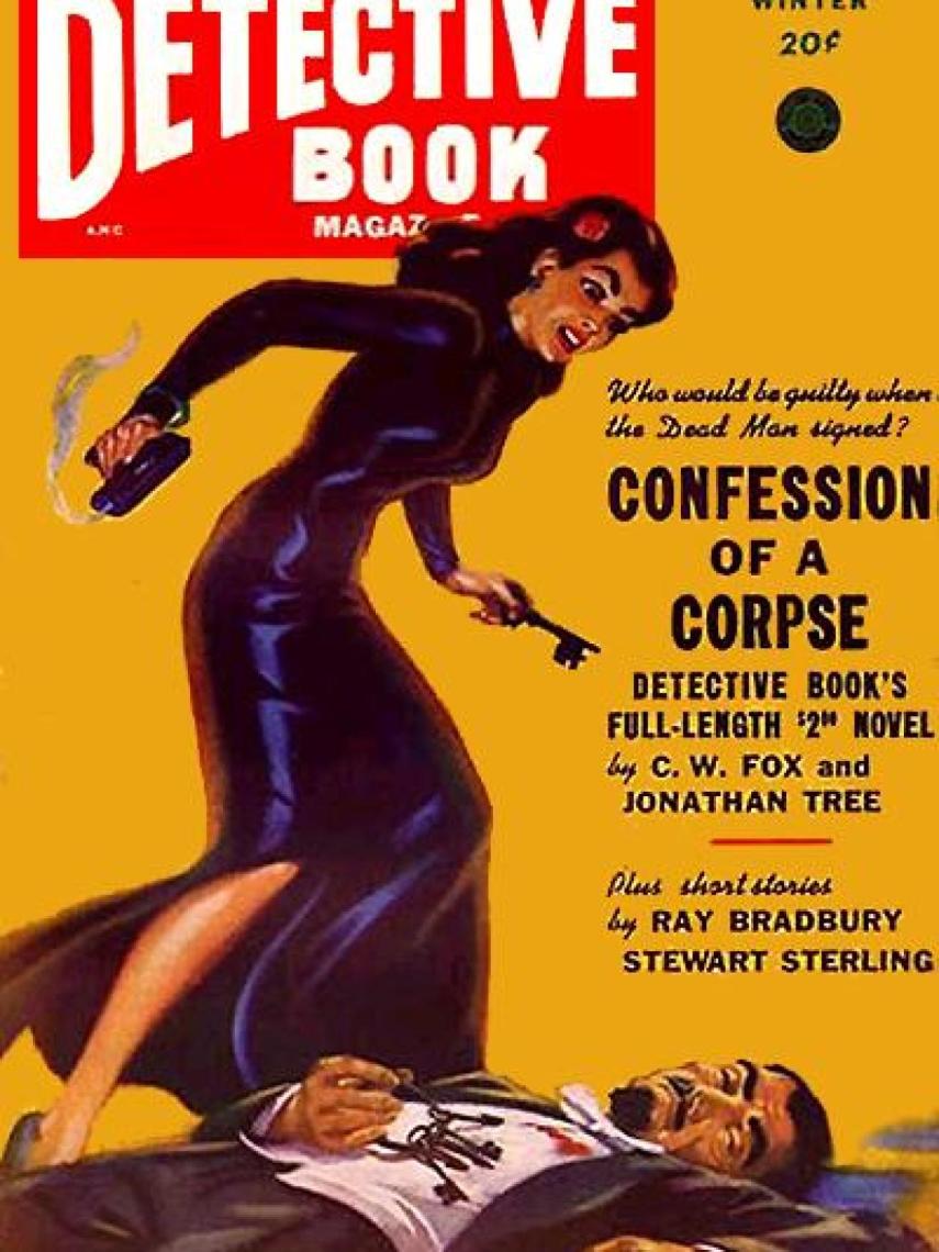 Portada de 'Detective Book' (1948), una novela pulp