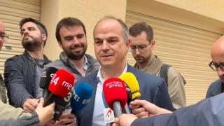 Jordi Turull, secretario general de Junts, en Barcelona hoy