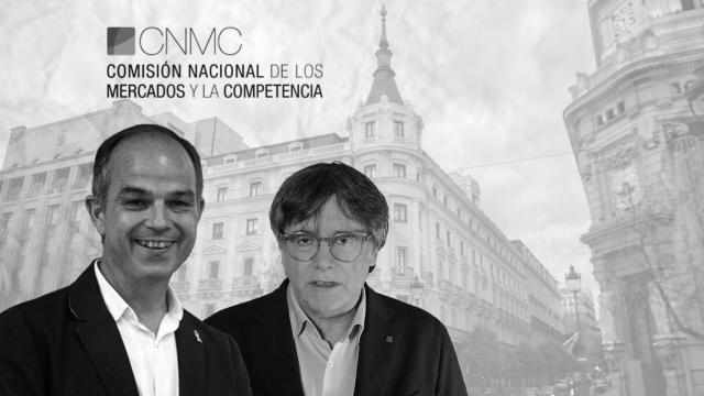 El secretario general de Junts, Jordi Turull, y el presidente del partido, Carles Puigdemont