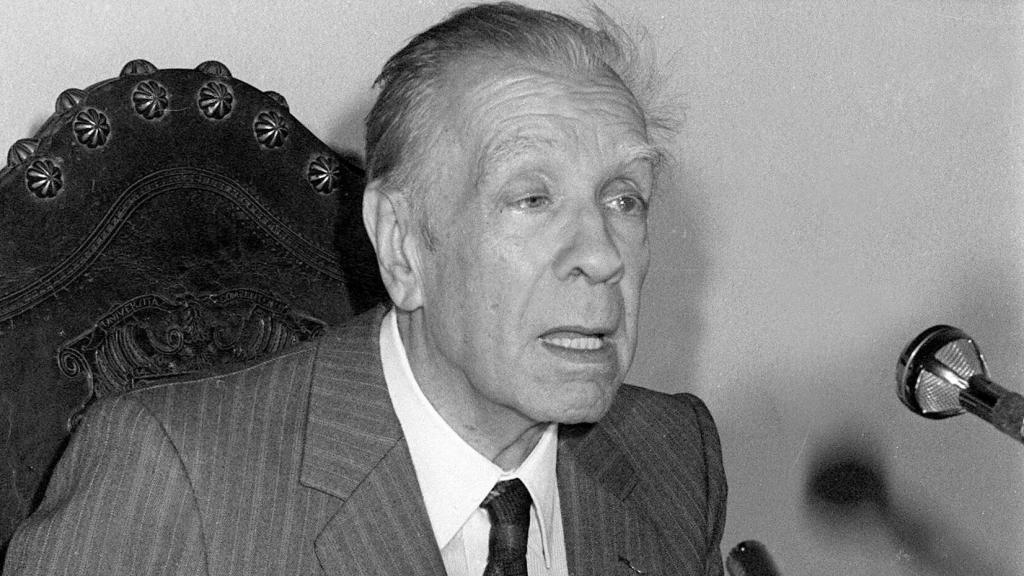 El escritor Jorge Luis Borges
