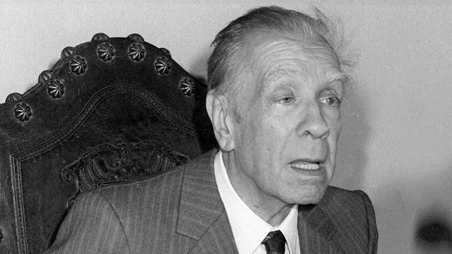 El escritor Jorge Luis Borges