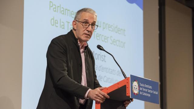 Enric Morist, presidente de la Taula del Tercer Sector, en 2024