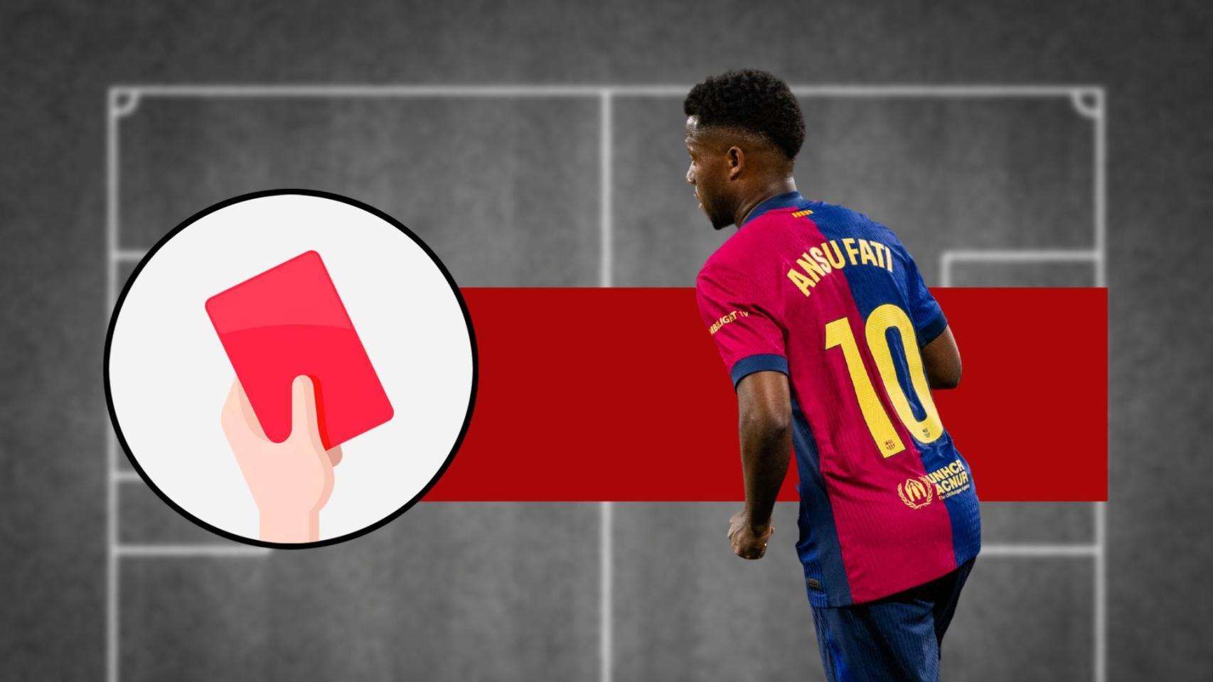 Tarjeta roja: Ansu Fati