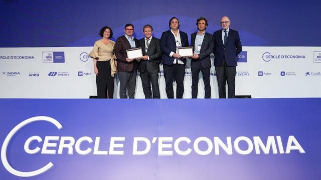 Entrega de los premios José Manuel Lara del Cercle a las empresas Balfegó y Olistic
