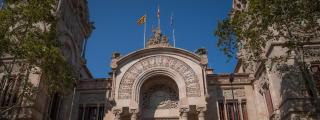 Fachada del Tribunal Superior de Justicia de Cataluña (TSJC) en Barcelona