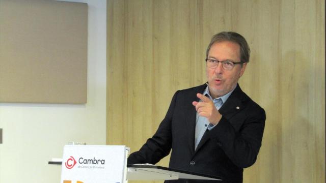 El presidente de la Cambra de Barcelona, Josep Santacreu