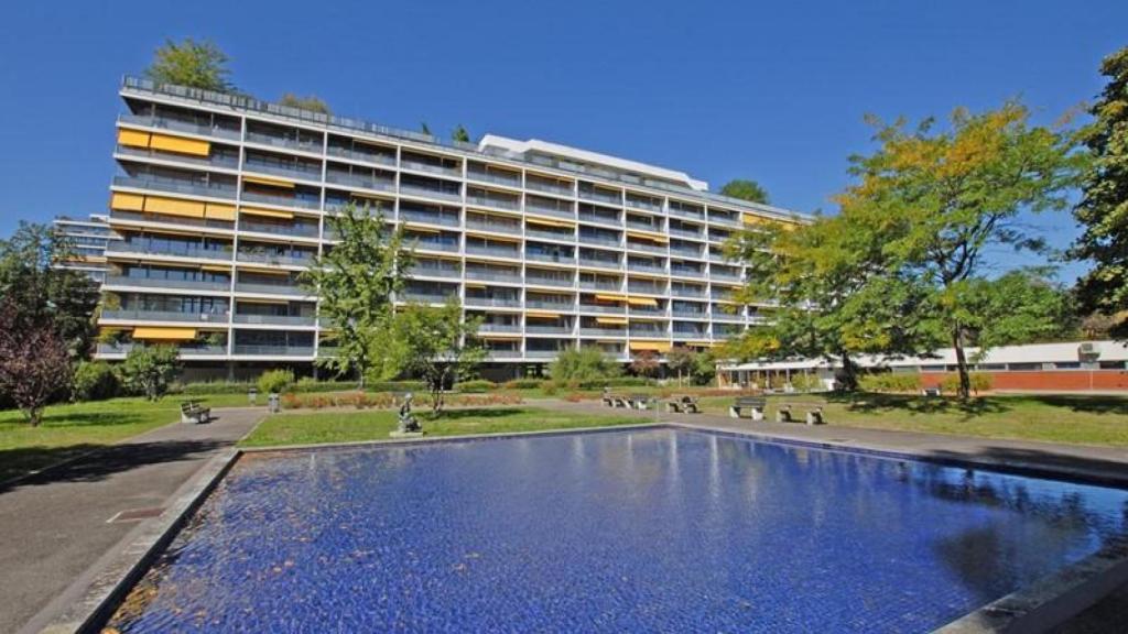 Un bloque de pisos en la zona donde residía Pere Mir en Ginebra (Suiza)