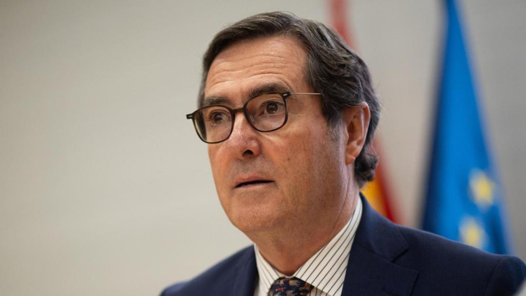 El presidente de la CEOE, Antonio Garamendi