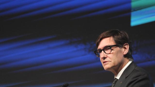 El presidente de la Generalitat, Salvador Illa, en el Cercle d'Economia