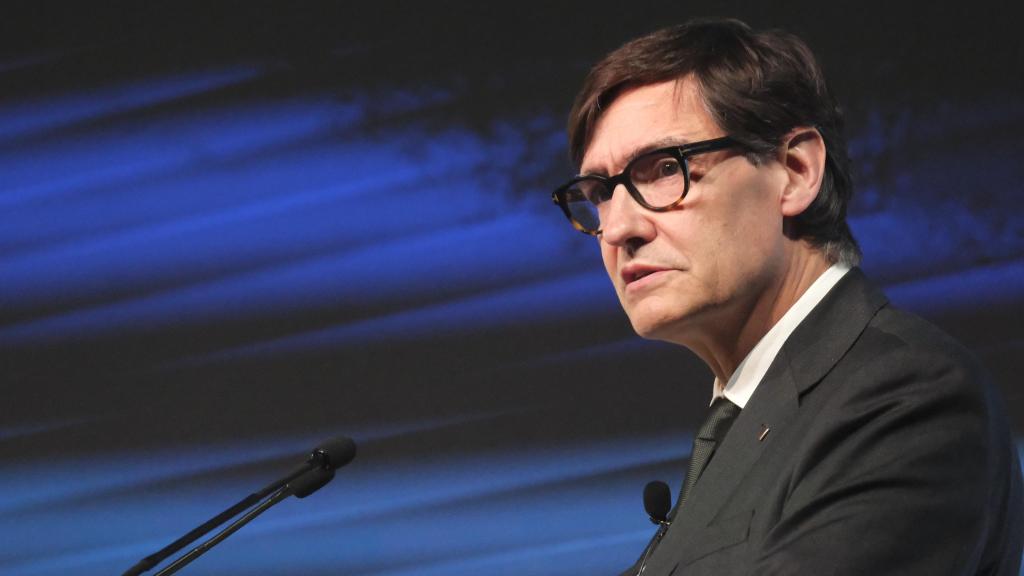 El presidente de la Generalitat, Salvador Illa, en el Cercle d'Economia