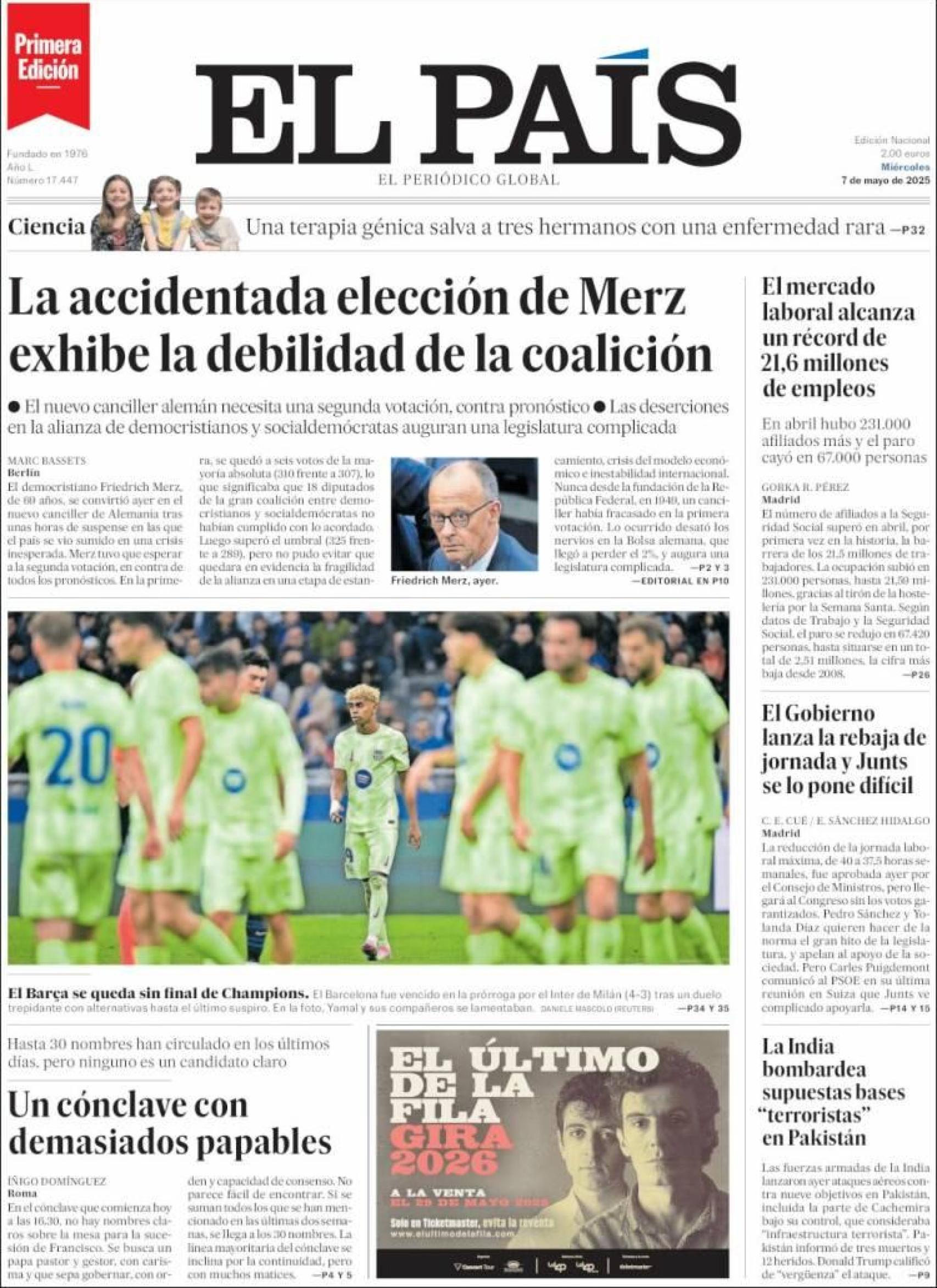 Portada El País