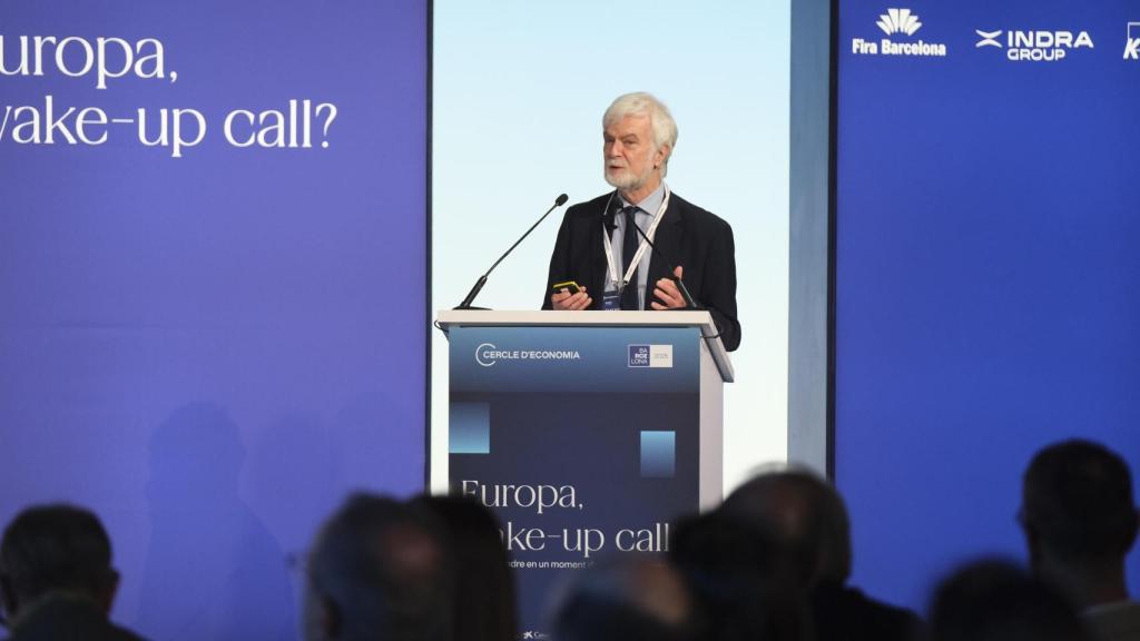 Jim Skea en su intervención en el Cercle d'Economía