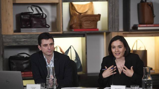 Adriana Domínguez y Antonio Puente en una imagen de archivo