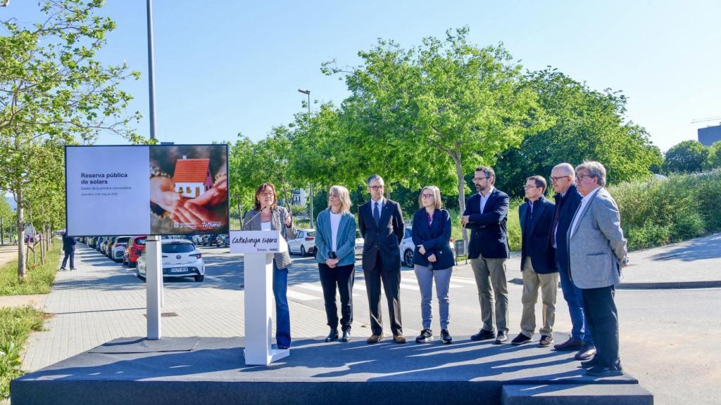 La consellera de Territorio Sílvia Paneque durante la presentación este jueves en Granollers