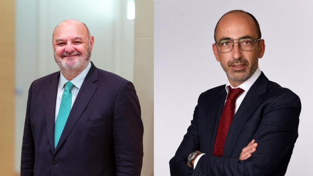 José María Méndez, nuevo director general de CriteriaCaixa, y Adolfo Feijóo, nuevo director general adjunto