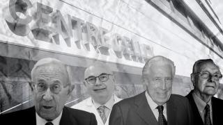 De izquierda a derecha: Jordi Segarra, Josep Tabernero, Pere Mir y Àngel Surroca