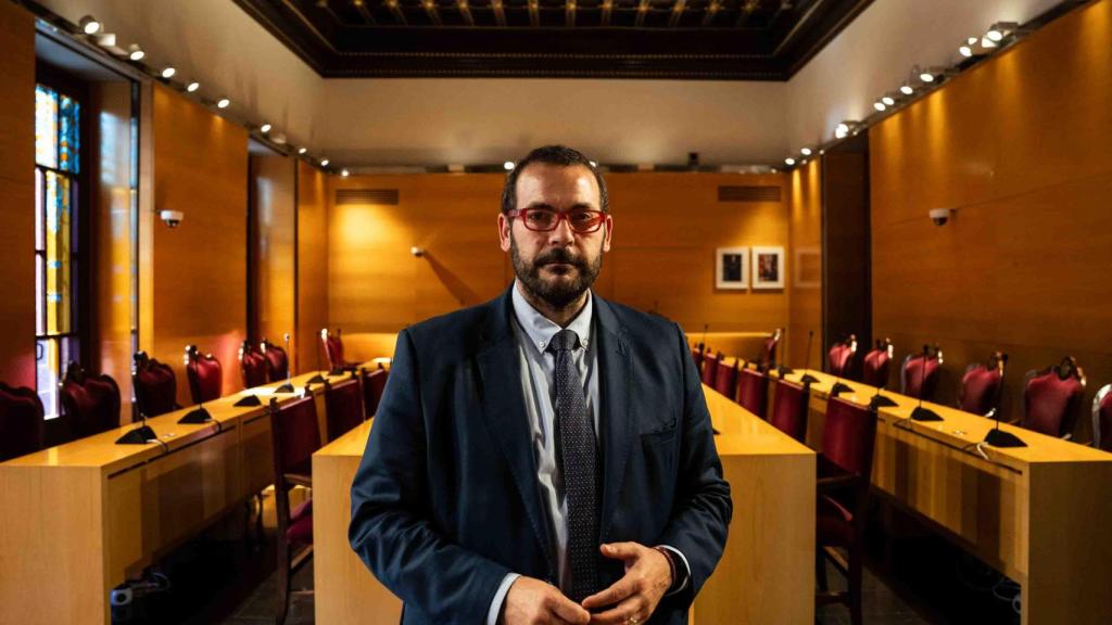 David Bote, en el Ayuntamiento de Mataró