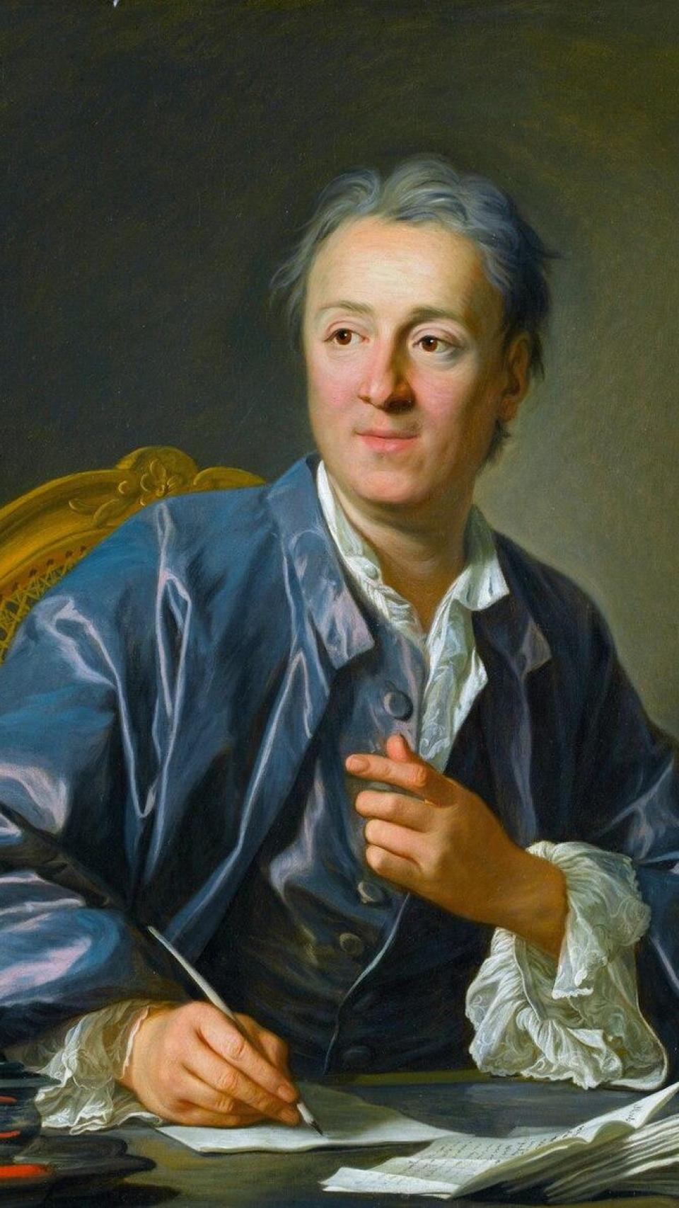 Denis Diderot por Louis-Michel van Loo