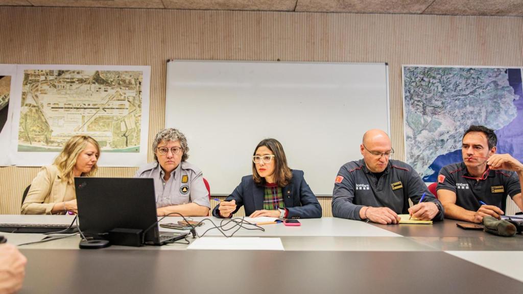 La 'consellera' de Interior, Núria Parlon, en una reunión del comité técnico del Plaseqcat (imagen de archivo)