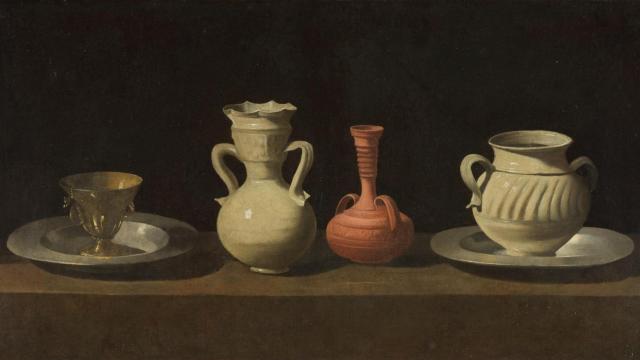 La versión del ‘Bodegón con cacharros’ (hacia 1650) de Francisco de Zurbarán que posee el Museo del Prado.