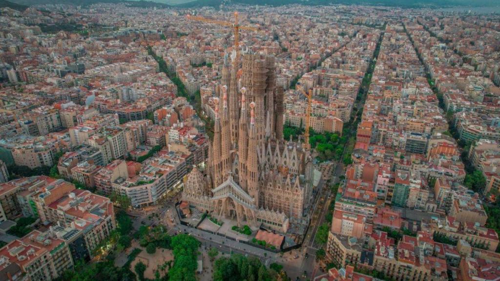 Imagen aérea de Barcelona