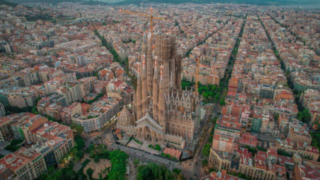 Imagen aérea de Barcelona