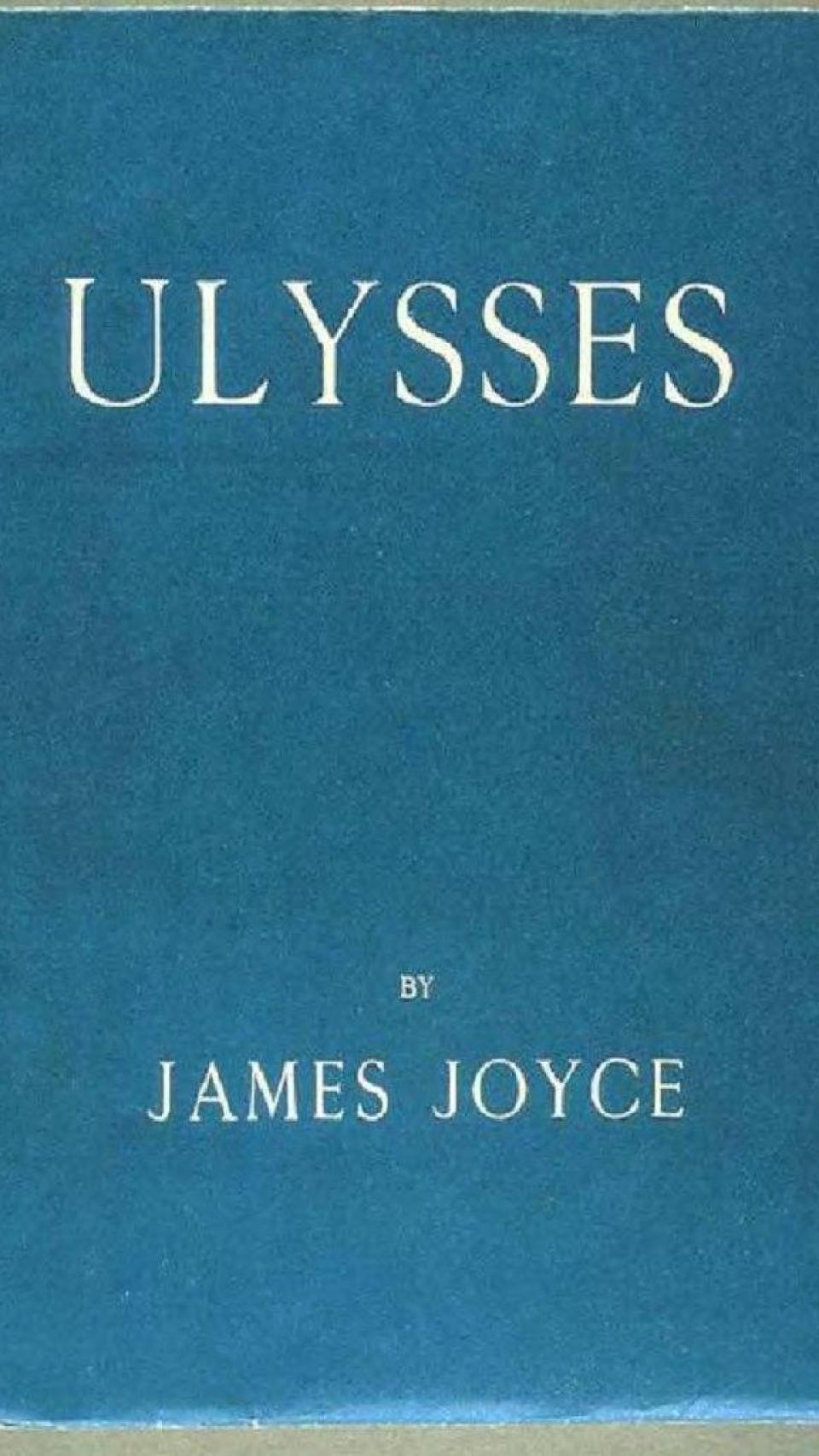 Cubierta de la primera edición del 'Ulysses'(1922)