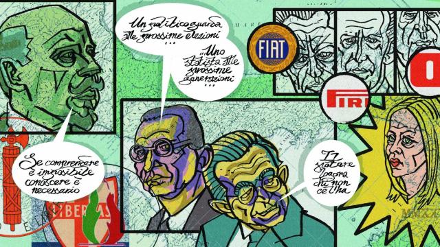 La Italia declinada: D’ Annunzio, De Gasperi, Andreotti y Meloni