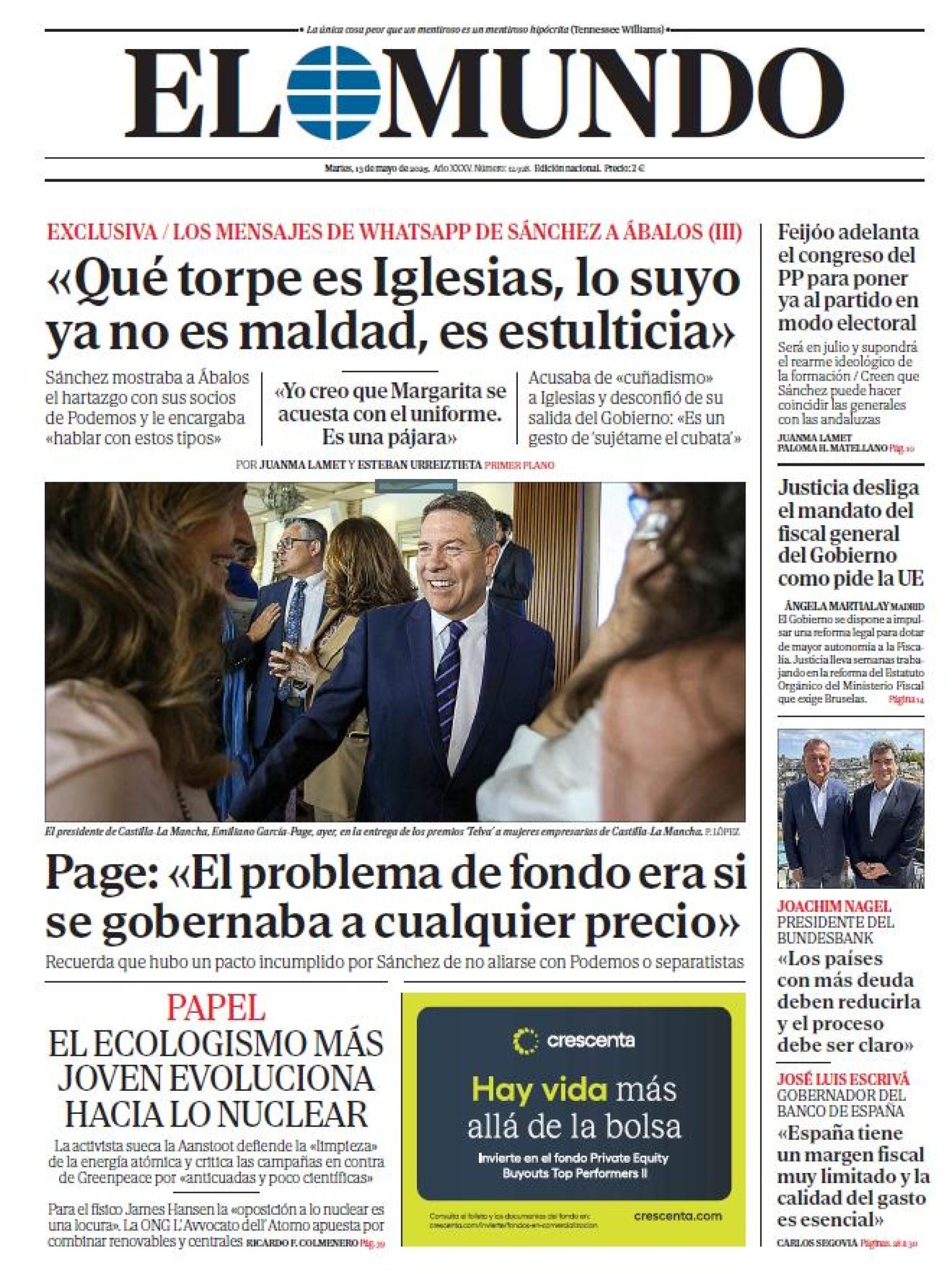 PORTADA EL MUNDO