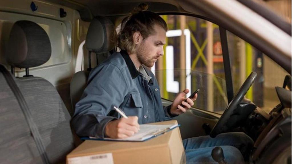 Reparto con furgoneta