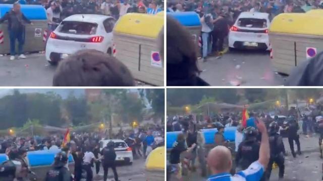 Atropello múltiple junto al estado del RCD Espanyol en Cornellà-El Prat