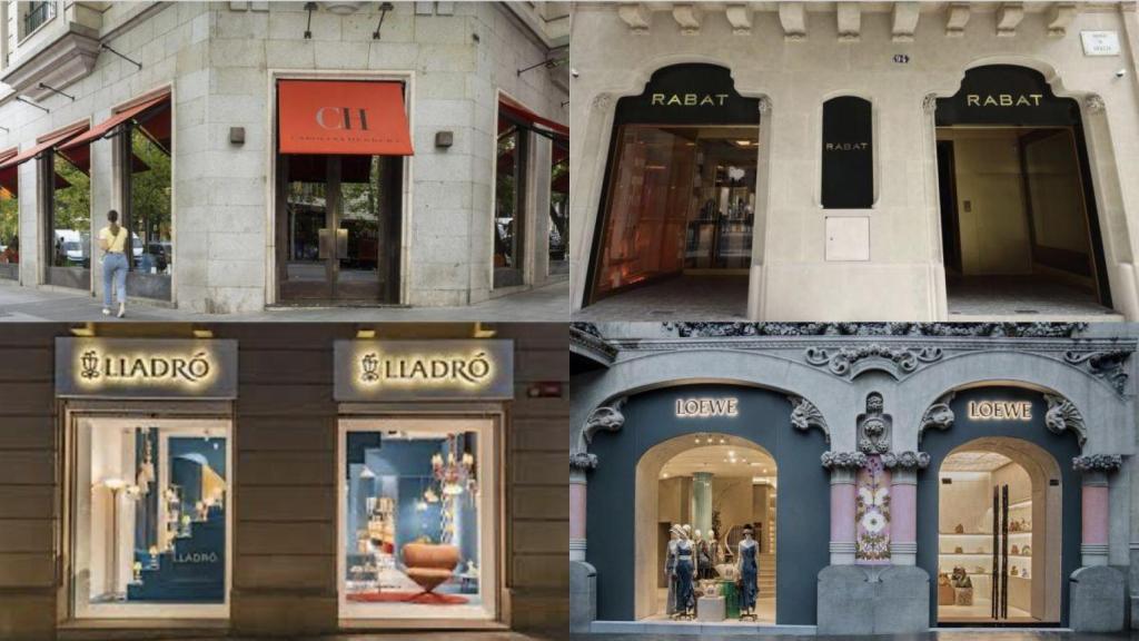 Imagen de tiendas de lujo en Barcelona