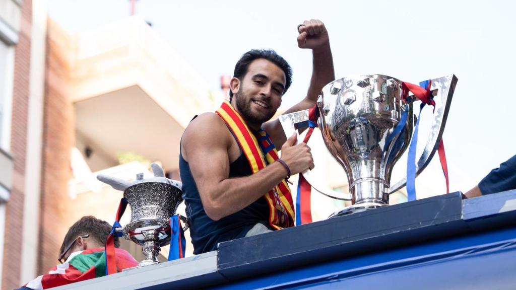 Rua del barça per la victòria del Triplet 2025