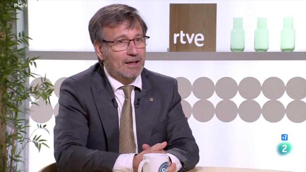 El 'conseller' Francesc Xavier Vila, en el programa 'Cafè d'Idees' de La2