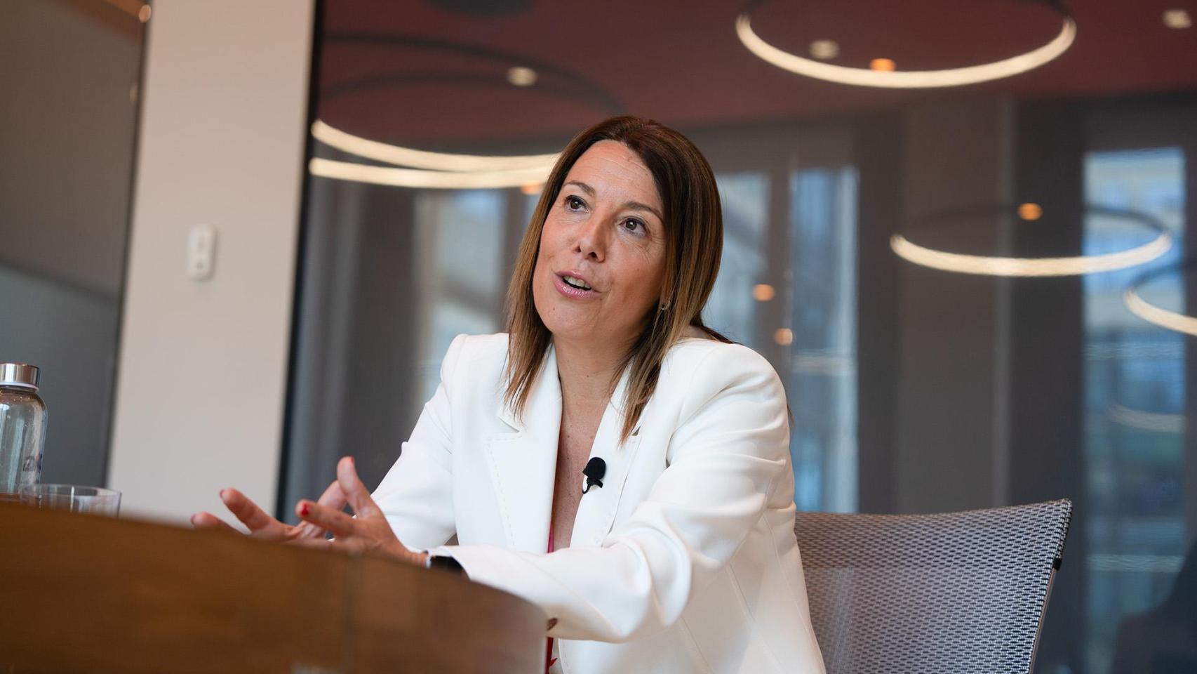 Cristina Vallejo, durante una entrevista con Crónica Global