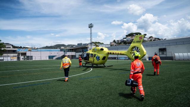 Así es el despliegue de los helicópteros medicalizados del SEM