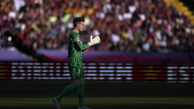Ter Stegen durante el Barça-Villarreal