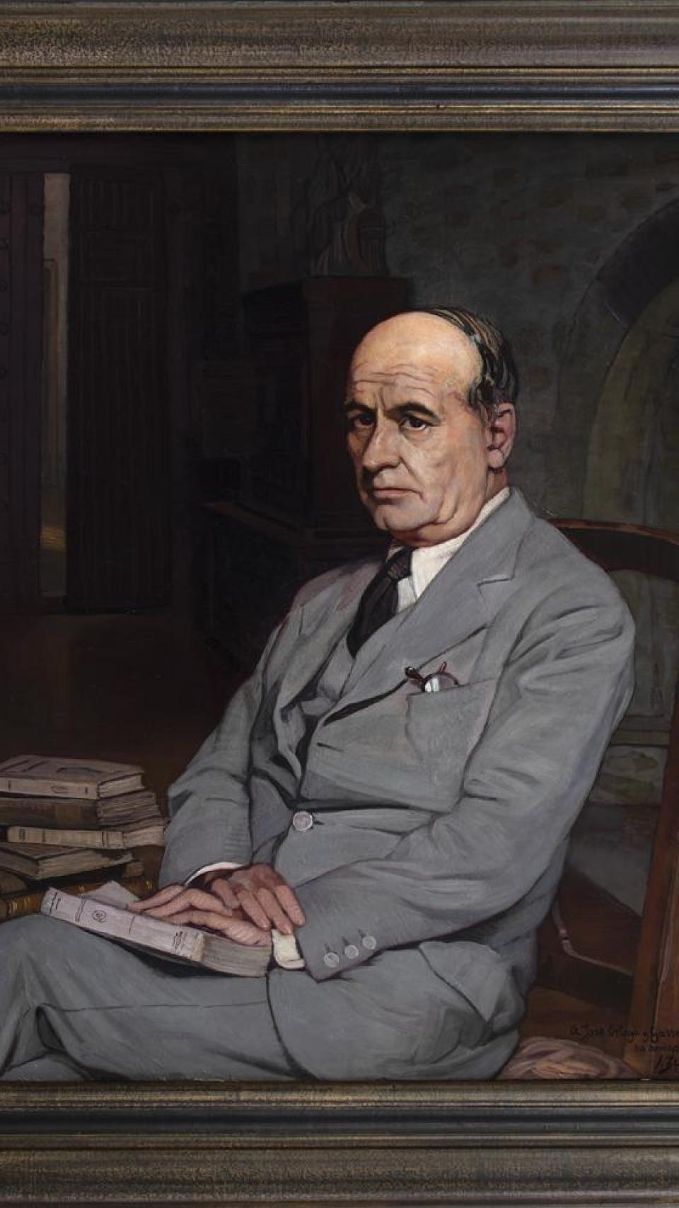 Retrato de Ortega y Gasset de Ignacio Zuloaga y Zabaleta