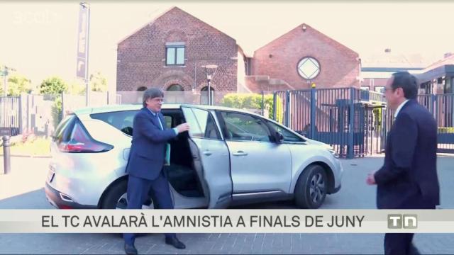 TV3, adelantando que el Tribunal Constitucional avalará la amnistía del 'procés' un mes antes de la votación del recurso del PP