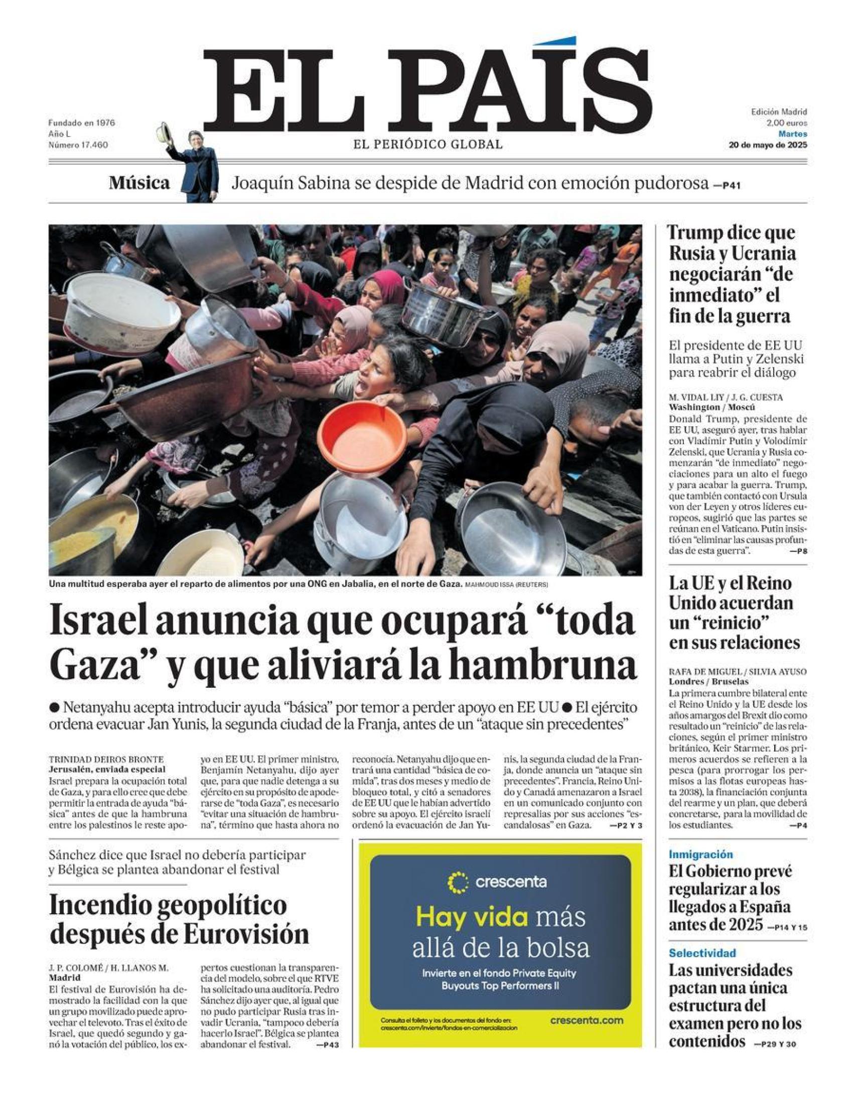 Portada El País