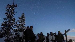 Cielo estrellado en el Pirineo catalán