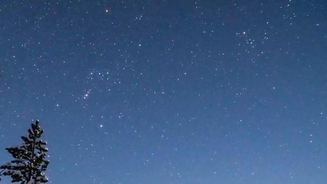 Cielo estrellado en el Pirineo catalán