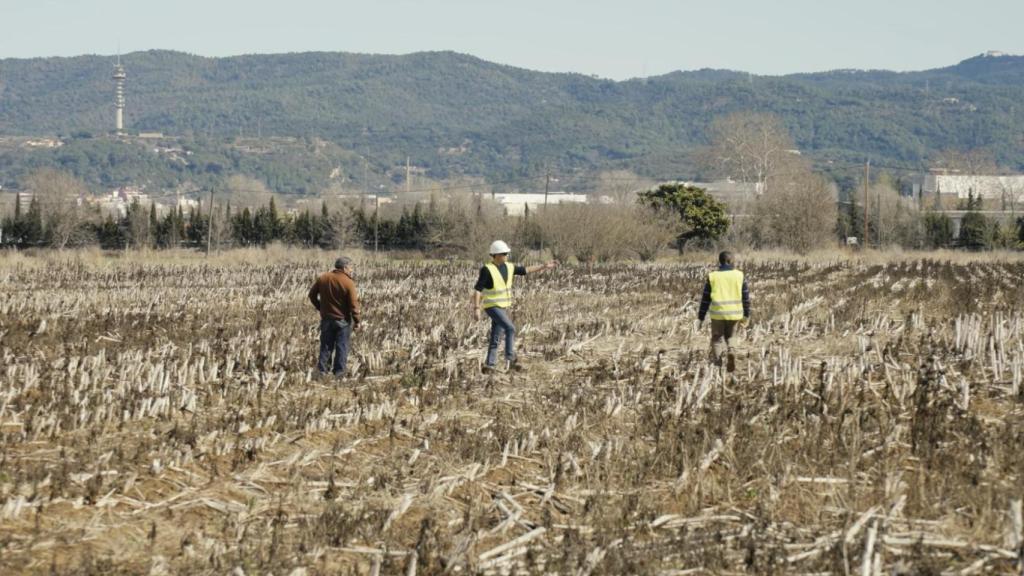 Imagen del inicio de las obras del nuevo centro de entrenamiento del Girona FC en Vilablareix Girona FC