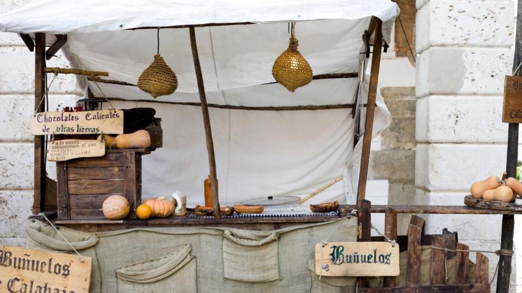 Puesto de mercado medieval