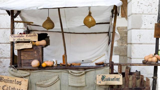 Puesto de mercado medieval