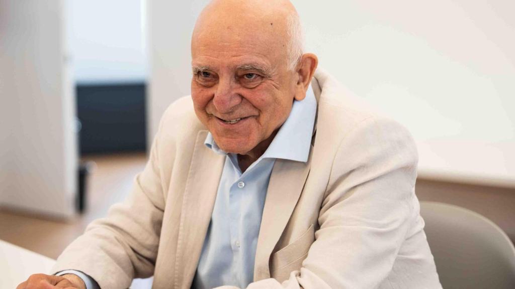 Marco d'Eramo, durante la entrevista