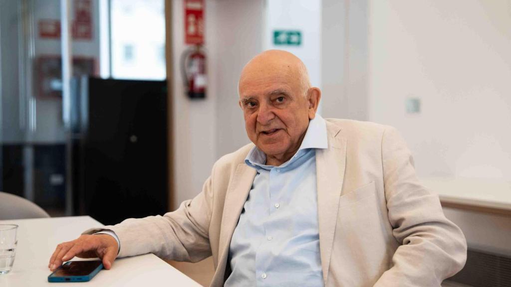 Marco d'Eramo, durante la entrevista