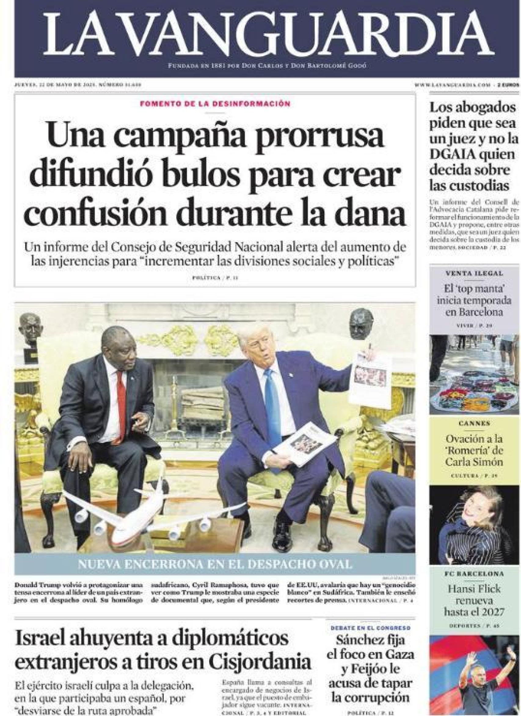 Portada La Vanguardia